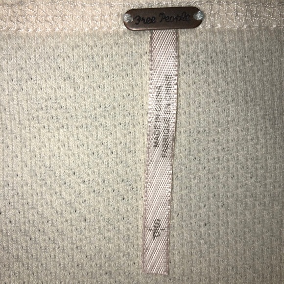 Free People Multi-Color Ivory Sweater Top - Picture 6 of 6